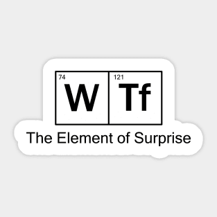 Element of Surprise Sticker